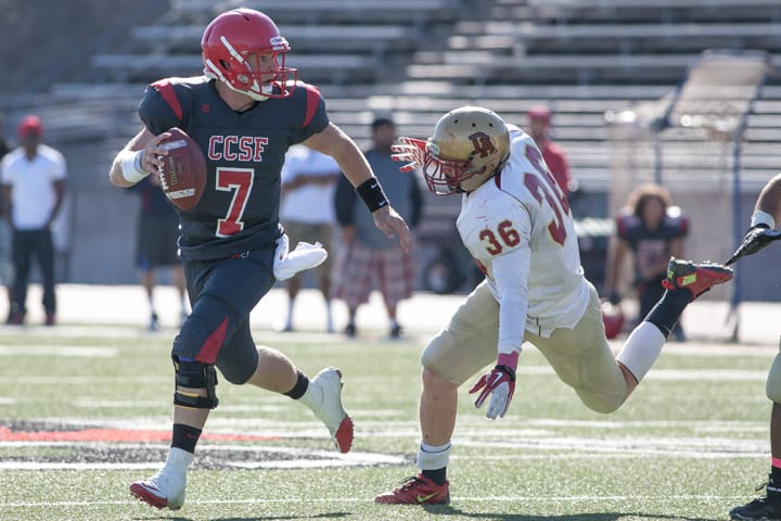 Slideshow: Football team beats De Anza College Dons