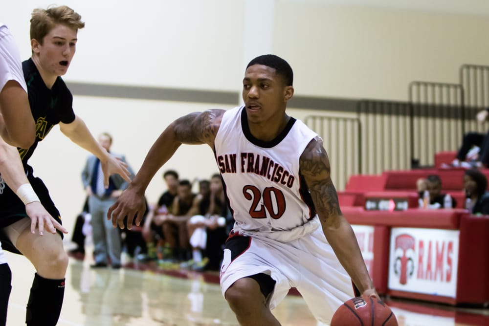 City College men's basketball team vs. Canada College