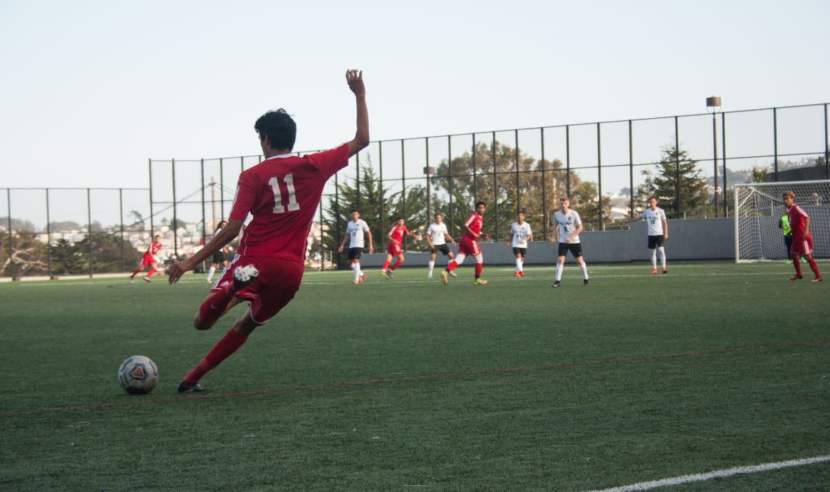 CCSF Men's Soccer team battle, prevail