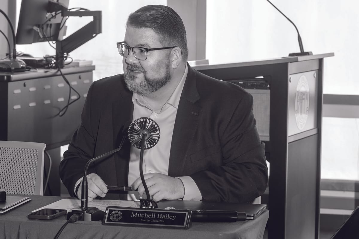 Interim Chancellor Bailey is Allowed to Change His Mind