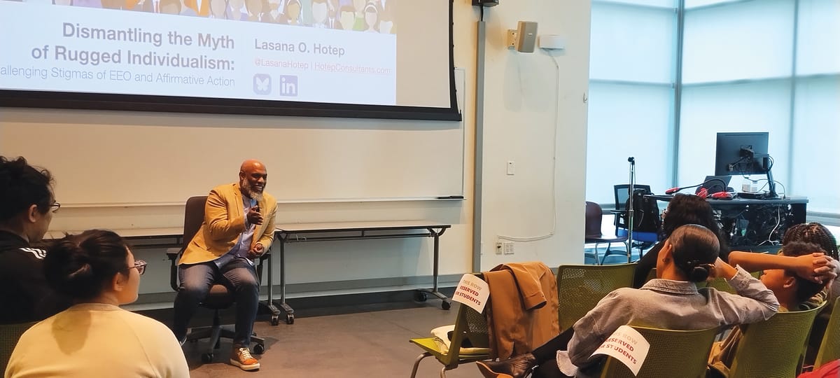 Equity Talks Challenges Myths of Self-Reliance