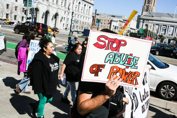 Rally on the steps of City Hall