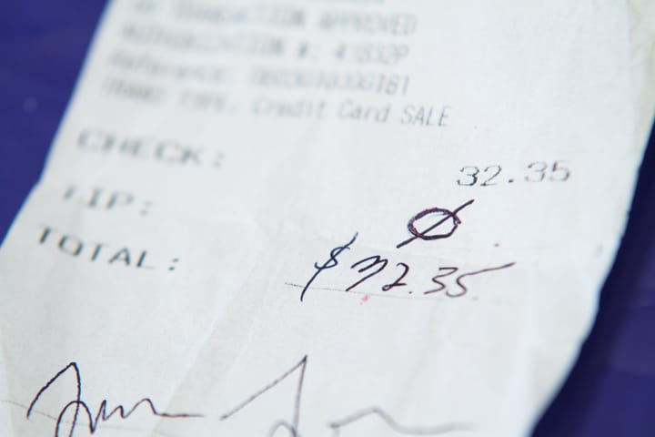 Gratuities are not synonymous with gratitude