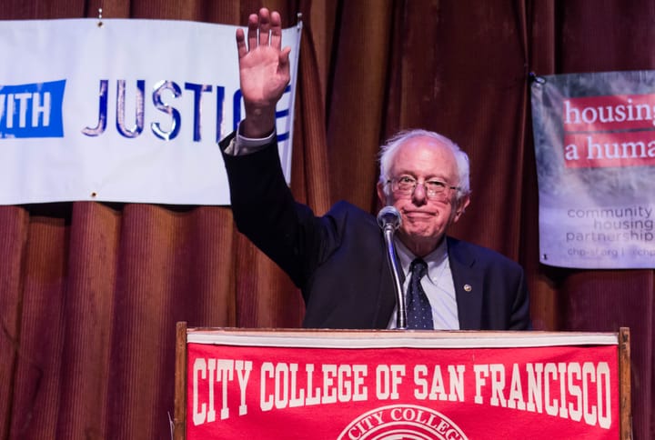 Bernie Sanders and important CCSF speakers invigorate the dream of free education