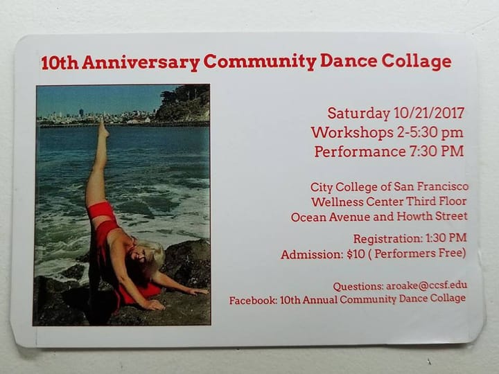 This Saturday! 10th Annual Community Dance Collage