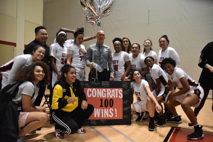 Rams end in historic night: Coach Derek Lau's 100th career win