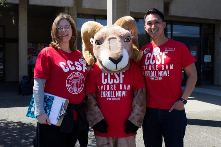 An Inside look at City College’s Mascot Rocky the Ram