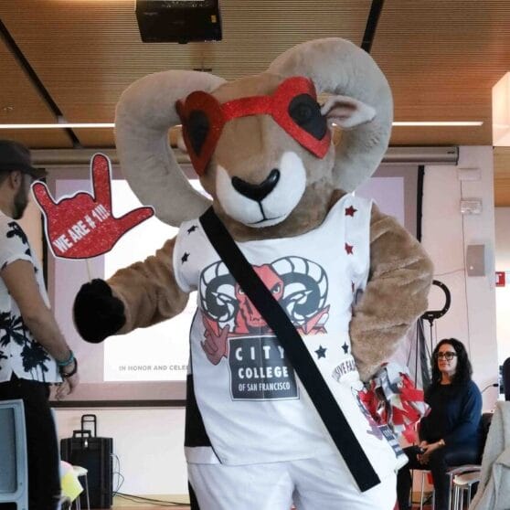 Rocky the Ram Suits Up in New Student-Designed Costume