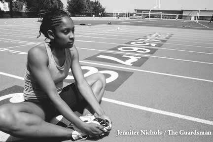 Chauncey David-Jacobs holds second-fastest time in the 200m.