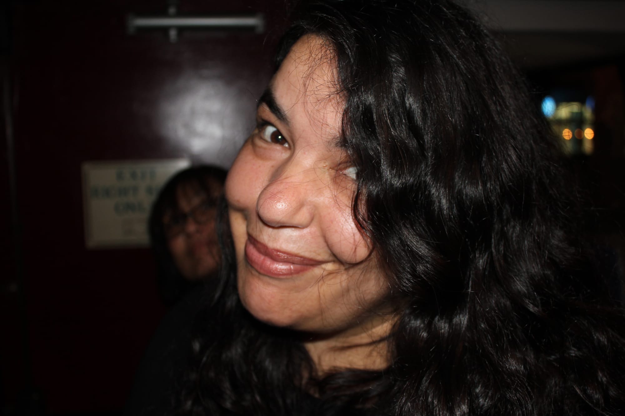 Cinema/BEMA student Lala Salma enjoys the festival at the FMI 2016 event last year. Courtesy of Cinema/BEMA Department.