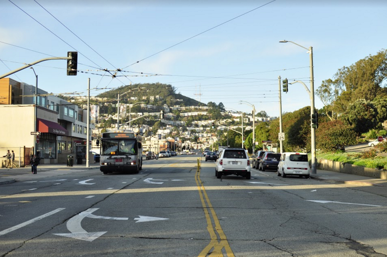 Phelan Ave. named after former city major James Phelan in front of San Francisco Ocean campus may change its name to Kahlo Ave. after faculty members pushed the initiative to remove the current name. Photo taken on Jan. 19, 2018 by Janeth R. Sanchez.