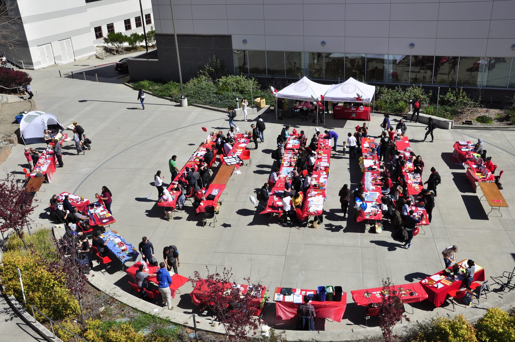 The Alpha Beta Gamma Club during Unity Day at Ocean Campus on March 7, 2018. Photo by Janeth R. Sanchez/The Guardsman.