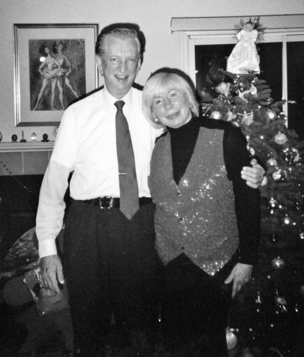 Martha Lucey Olchowy, right, stands beside her husband of over 40 years, George Olchowy. Photo courtesy of their daughter, Alexandra.